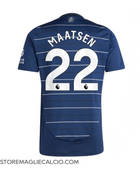 Aston Villa Ian Maatsen #22 Maglia Gara Terza Repliche 2024-25 Maniche Corte